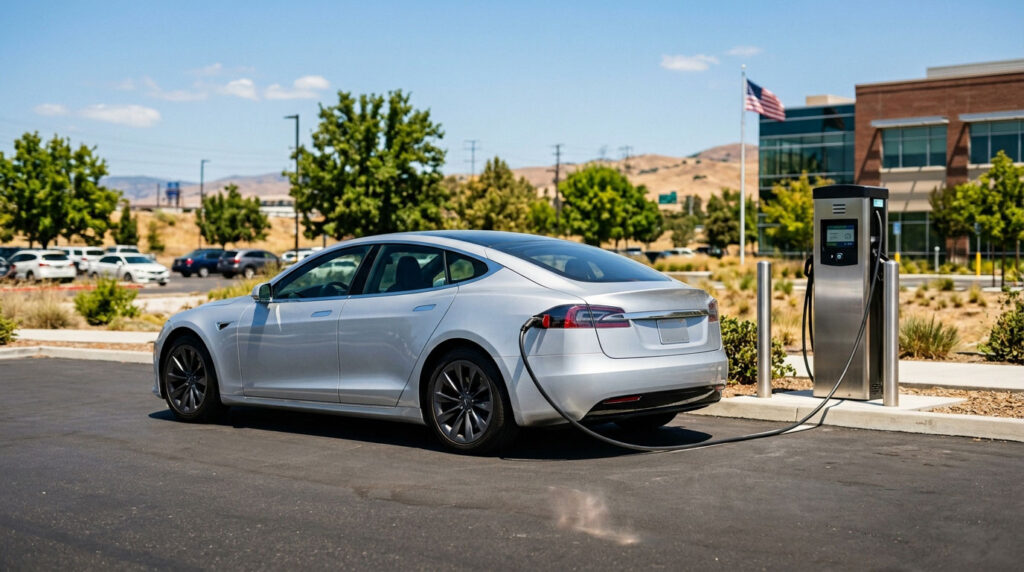 Electric vehicle charging during hot summer weather